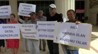 DAYANIKSIZ OLDUĞU GEREKÇESİYLE YIKIM KARARI VERİLEN SİTE SAKİNLERİ 'GÜÇLENDİRME' İSTEDİ