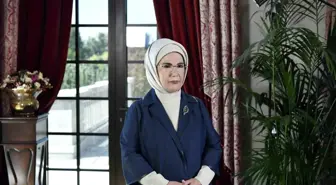Emine Erdoğan, Kiev'deki 3. Lider Eşleri Zirvesi'ne video mesaj gönderdi