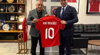 TFF Başkanı Mehmet Büyükekşi'ye ziyaret