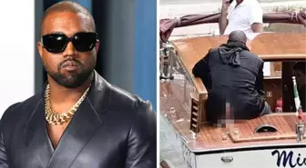 Pantolonunu indirerek tekneye binen Kanye West, şirket tarafından kara listeye alındı