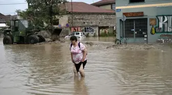 Yunanistan'da orman yangınlarının ardından sel felaketi yaşanıyor