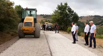 Havza Belediyesi Kırsal Mahallelerde Asfalt Çalışmalarına Devam Ediyor