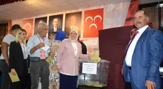 MHP Korkuteli İlçe Başkanı Medine Yapılmışev Güven Tazeledi