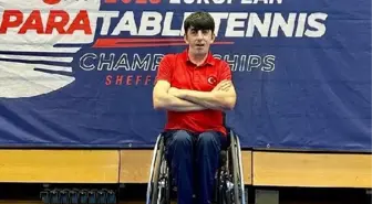 Abdullah Öztürk Avrupa Para Masa Tenisi Şampiyonası'nda Altın Madalya Kazandı