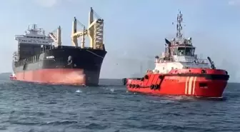 Tuzla'dan Rusya'ya seyir halindeki kargo gemisi İstanbul Boğazı'nda arıza yaptı
