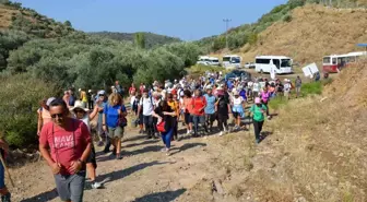 Balıkesir Gömeç Belediyesi Kurtuluş Şenlikleri kapsamında Atatürk Kayalıkları Doğa Yürüyüşü düzenlendi