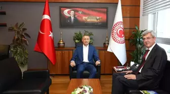 Beypazarı Belediye Başkanı Tuncer Kaplan, AK Parti Ankara Milletvekili Fuat Oktay'ı ziyaret etti