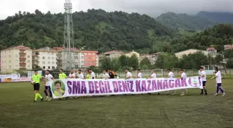 Artvin Hopaspor ile Küçükçekmece Sinop SK Maçının Geliri SMA'lı Bebeğe Bağışlandı
