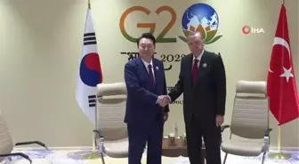 Cumhurbaşkanı Erdoğan, Güney Kore Devlet Başkanı Yoon ile görüştü