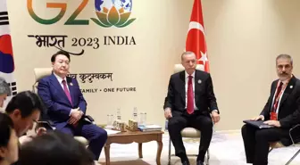 Cumhurbaşkanı Erdoğan, Güney Kore Devlet Başkanı Yoon ile görüştü