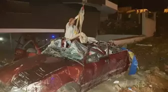 Denizli'de Otomobil Su Kanalına Devrildi: 4 Ölü, 3 Yaralı