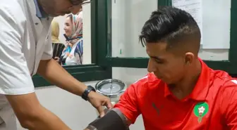 Fas Milli Futbol Takımı Deprem Sonrası Kan Bağışında Bulundu