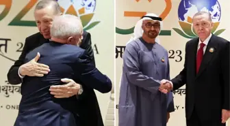 G20 Zirvesi'nde ikili temaslar! Cumhurbaşkanı Erdoğan, BAE ve Brezilya devlet başkanlarıyla görüştü