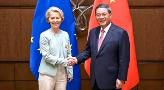 Çin Başbakanı Li Qiang, G20 Zirvesi'nde Avrupa Komisyonu Başkanı Ursula von der Leyen ile bir araya geldi