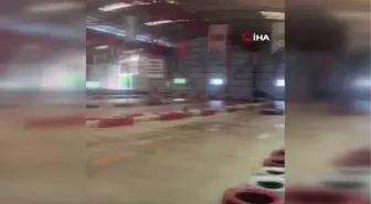 Go-kart'ta saçı tekere dolanan genç kız canından oluyordu