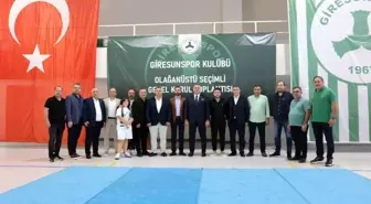 Nahid Yamak ikinci kez Giresunspor başkanı seçildi