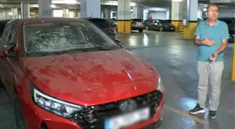 İSPARK'a ait otoparkta 20 otomobilin camları ve aynaları kırıldı! Araç sahipleri duruma isyan etti