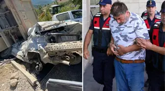 Cenaze namazı için toplanan kalabalığın arasına dalarak 6 kişinin ölümüne sebep olan kamyon şoförü tutuklandı 