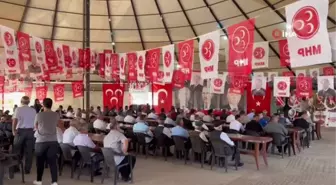 MHP'nin Silopi ilçe kongresi eski Türk geleneğine göre kıl çadırda yapıldı