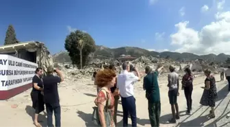 Alman Heyeti Mersin'de Deprem Bölgesinde İncelemelerde Bulundu