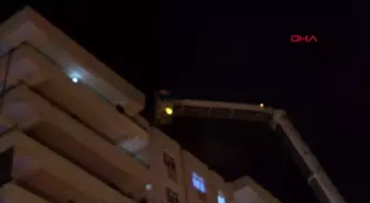 Diyarbakır'da 9 Katlı Apartmanın Çatısında Yangın Çıktı