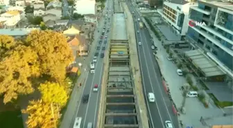 Geçit yolu çift yönlü olarak trafiğe açıldı