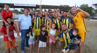 Seferihisar Cittaslow Plaj Futbol Takımı Şampiyon Oldu