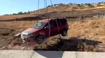 Siirt'te Otomobil Takla Attı: 2 Kişi Yaralandı