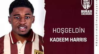 Bandırmaspor, Samsunspor'dan Kadeem Harris'i kadrosuna kattı