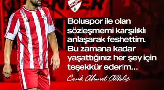 Boluspor'da Cenk Ahmet Alkılıç ile Yollar Ayrıldı