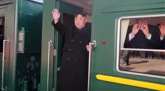 İçinde dansçı kızlar dahil her şey var! Kim Jong-un özel treni Rus topraklarında