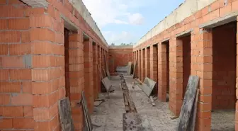 Vize'de Geçici Hayvan Bakım Evi İnşaatı Sürüyor