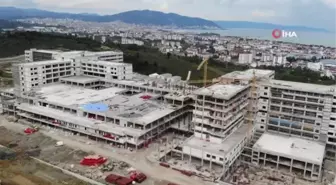 Ordu Şehir Hastanesi inşaatı yüzde 74'e ulaştı