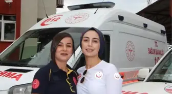 Samsun'da İlk Kadın Ambulans Sürücüleri Göreve Başladı