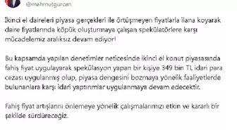 İkinci El Daire Fiyatlarında Spekülasyon Yapan Kişiye 349 Bin TL İdari Para Cezası
