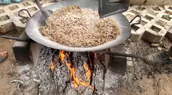 Elazığ'ın Ağın ilçesinde Coğrafi Tescilli leblebi üretimi başladı