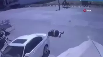 Tartıştığı kuzenini arabayla çarparak öldürüp 2 kişiyi yaraladı...O anlar kamerada
