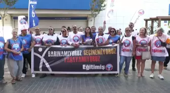 Eğitim İş İzmir 3 No'lu Şube Memur Maaşlarını Protesto Etti.