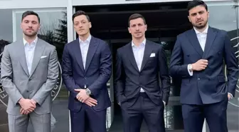 Mesut Özil, Ozan Tufan, Sinan Gümüş ve Mert Hakan'ın 'Haber Gelmiyor Yardan' performansı büyük sükse yaptı