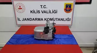 Kilis'te çalınan overlok makinesi Gaziantep'te ele geçirildi