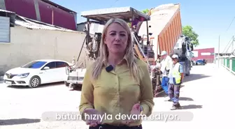 Merkezefendi Belediyesi, Sümer Mahallesi'ndeki üstyapı çalışmalarını sürdürüyor