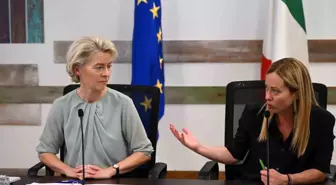 AB Komisyonu Başkanı Ursula von der Leyen, İtalya'nın Lampedusa Adası'nı ziyaret etti