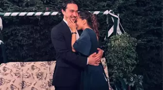 Oyuncu Burak Dakak ve Leyla Tanlar nişanlandı