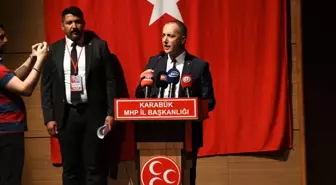 MHP Karabük İl Başkanlığı'nda Cenk Gedikoğlu seçildi