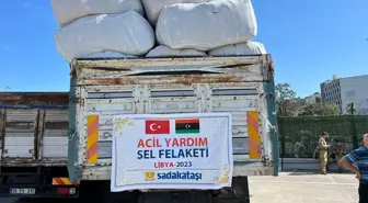 Sadakataşı Derneği, Libya'da sel felaketinden etkilenen 600 aileye gıda yardımı yapıyor