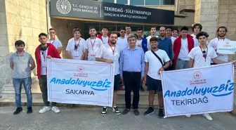 'Anadoluyuz Biz' Projesi kapsamında Sakaryalı gençler Tekirdağ'ı gezdi