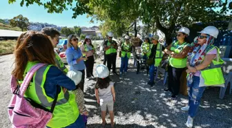 Ankara'da Roma Tiyatrosu ve Arkeopark'a şantiye gezisi düzenlendi