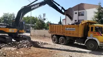 Gölpazarı Belediyesi, aşırı yağış sonrası su birikintilerine çözüm için çalışmalara başladı