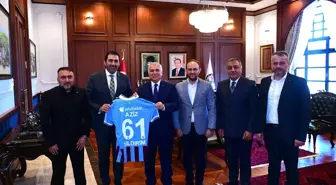 Trabzonspor Kulübü Yöneticileri Trabzon Valisi'ni Ziyaret Etti