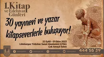 Lüleburgaz'da 1. Kitap ve Edebiyat Günleri Başlıyor